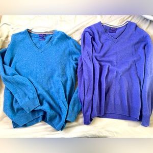Lot 2 Alan Flusser 100% Cashmere - L